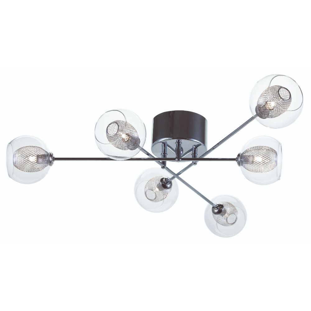 Nuevo HGHO213 ESTELLE 6 CEILING LIGHTING in CLEAR